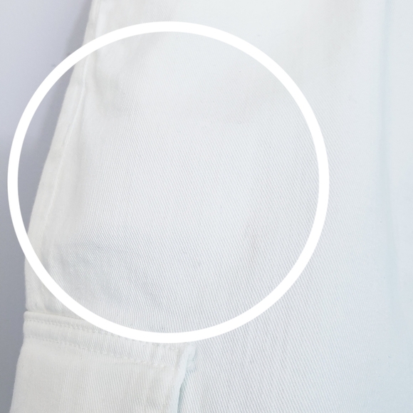 NWT Hudson Jeans Maternity Cargo Denim Skirt Off White Stretchy 27 - Picture 14 of 14